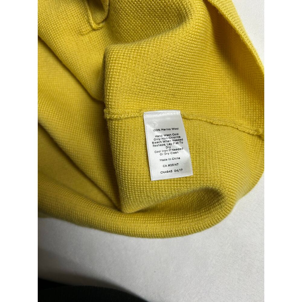 Talbots Yellow Button-Front Knit Cardigan - Picture 7 of 13